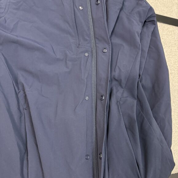 Duluth Trading Jacket Men L Navy Jet Equity Nylon Pockets Travel Outdoor Work - Picture 8 of 10